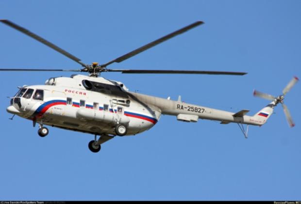 Російський вертоліт. Фото: gk-press.if.ua